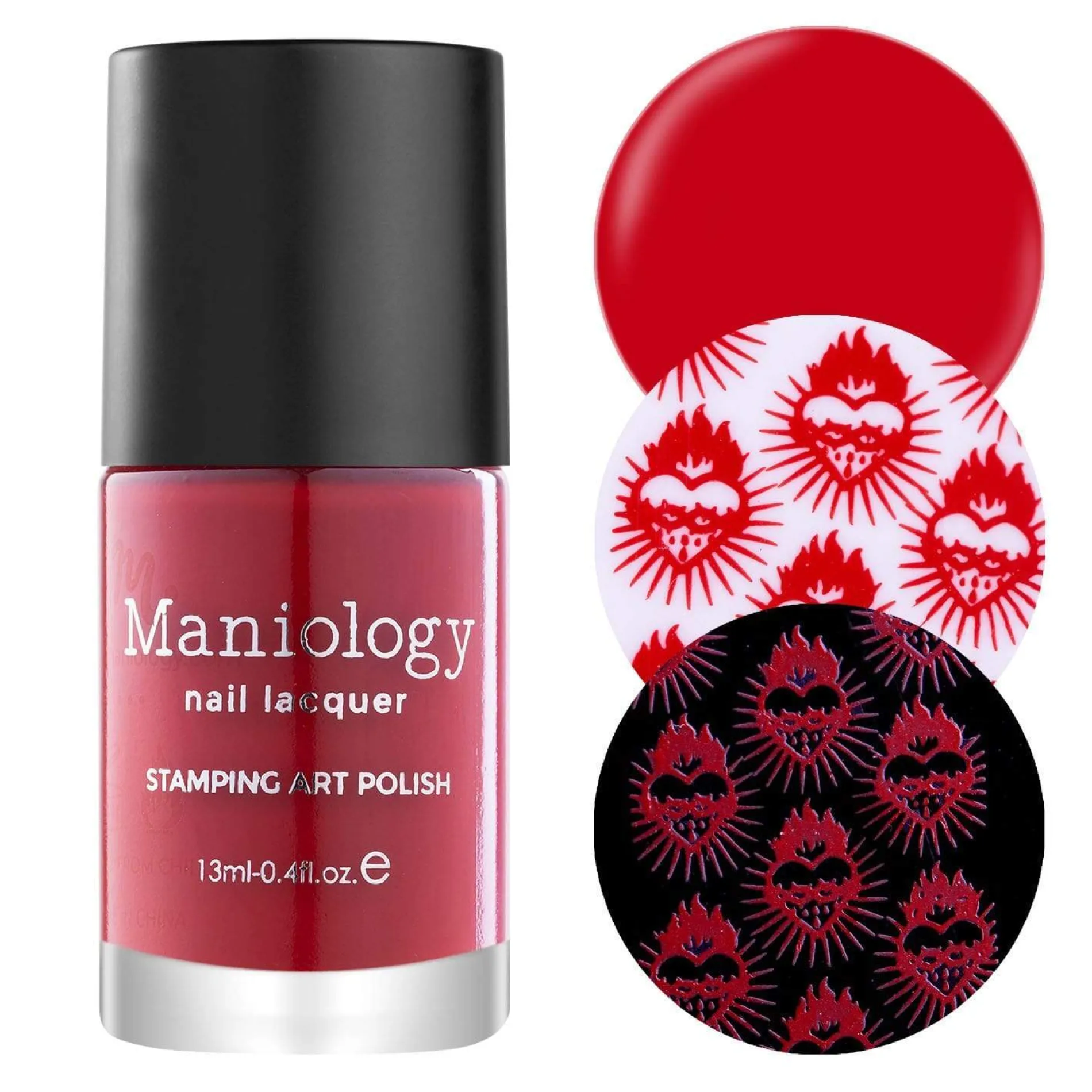 Cherry Bomb (B326) - Deep Red Stamping Polish