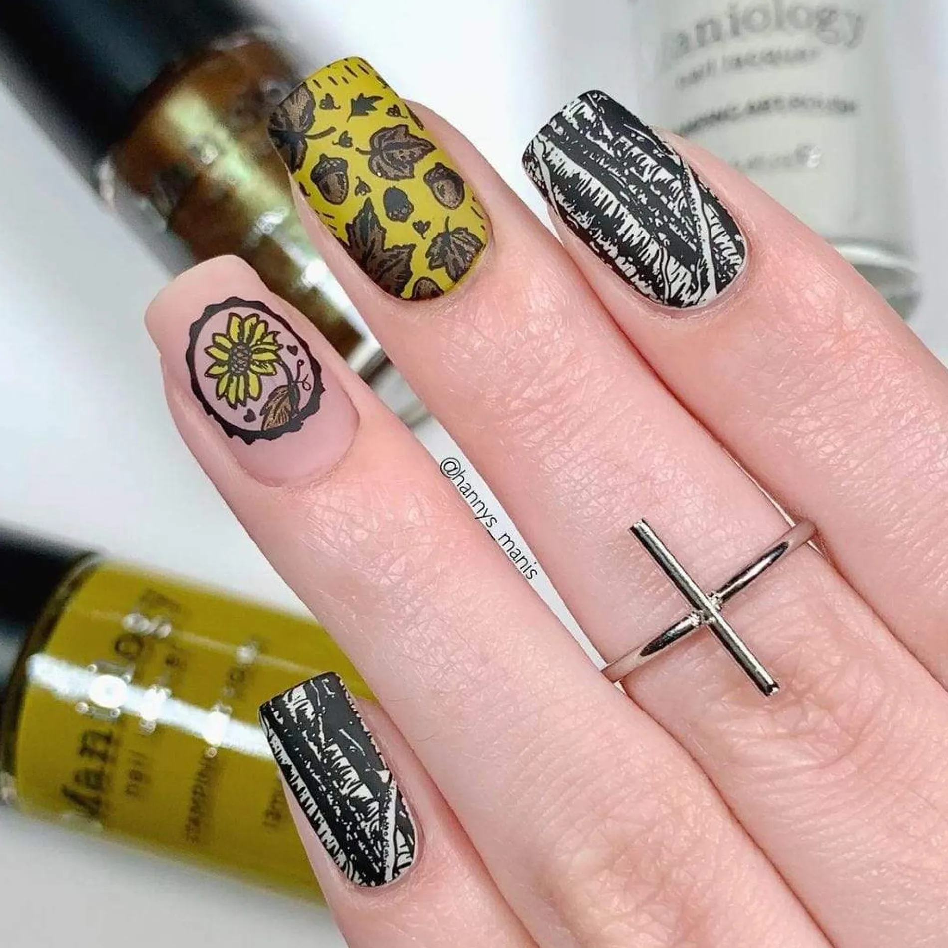 Chestnut ( B406 ) - Duochrome Green Brown Stamping Polish