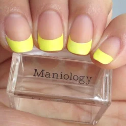 Classic French Nails Bundle: 1 Plate, 2 Polishes, Top Coat, Stamper & Scraper