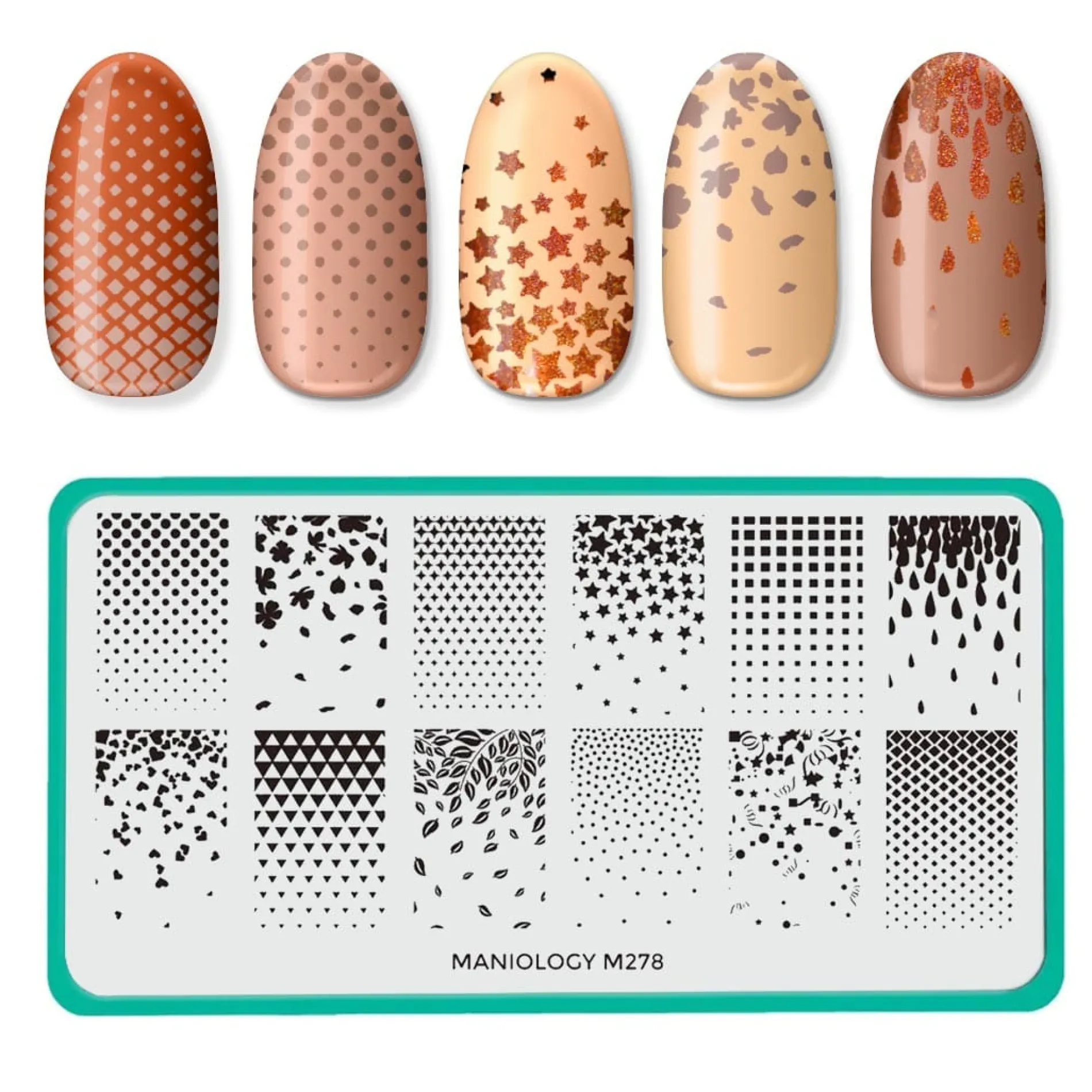 Classic Gradients (m278) - Nail Stamping Plate