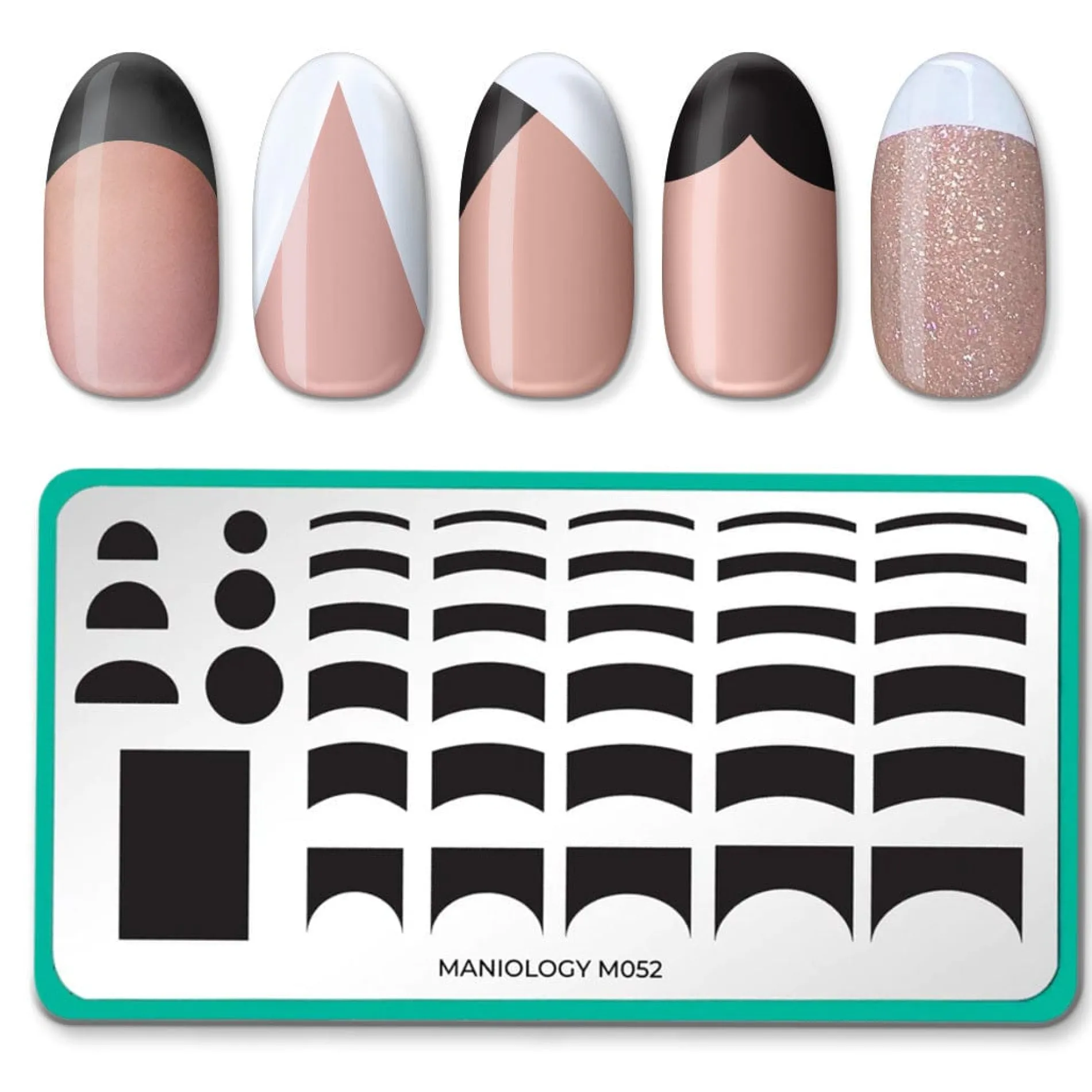 Classique: Pardon My French (m052) French Tip Manicure Nail Plate