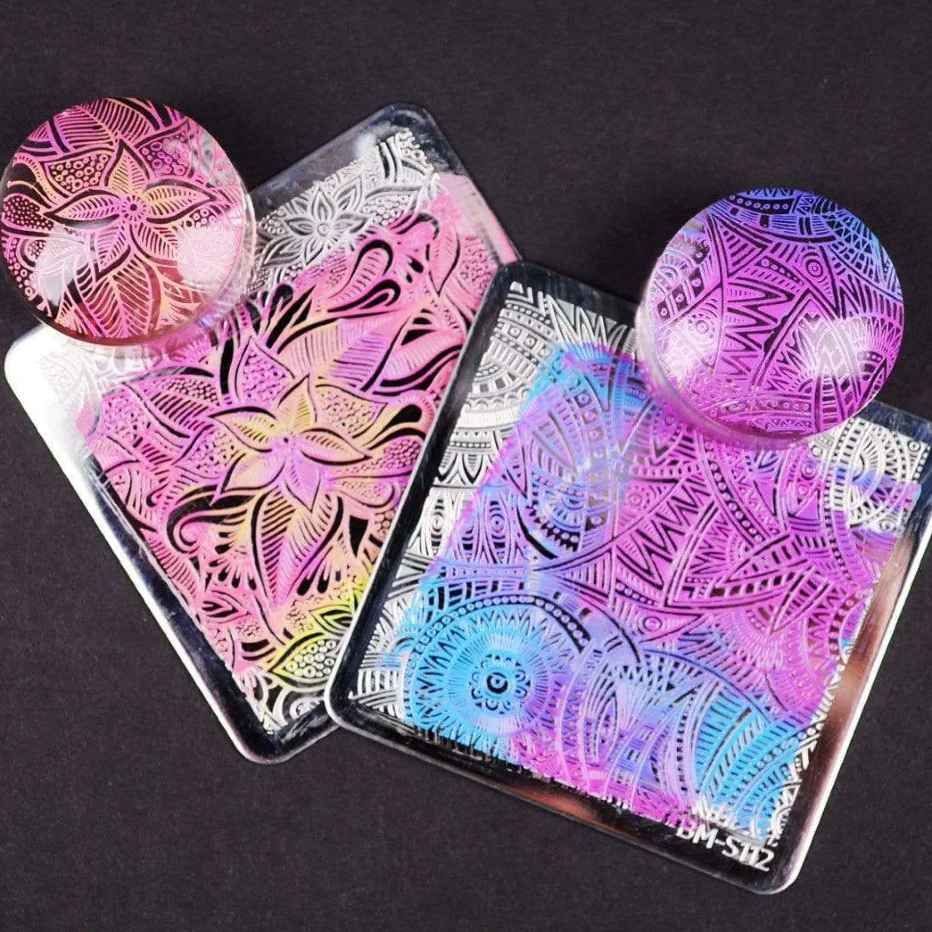 Clear Stamper Collection - Clear Silicone Replacement Stamping Heads (Large - 1.1in)