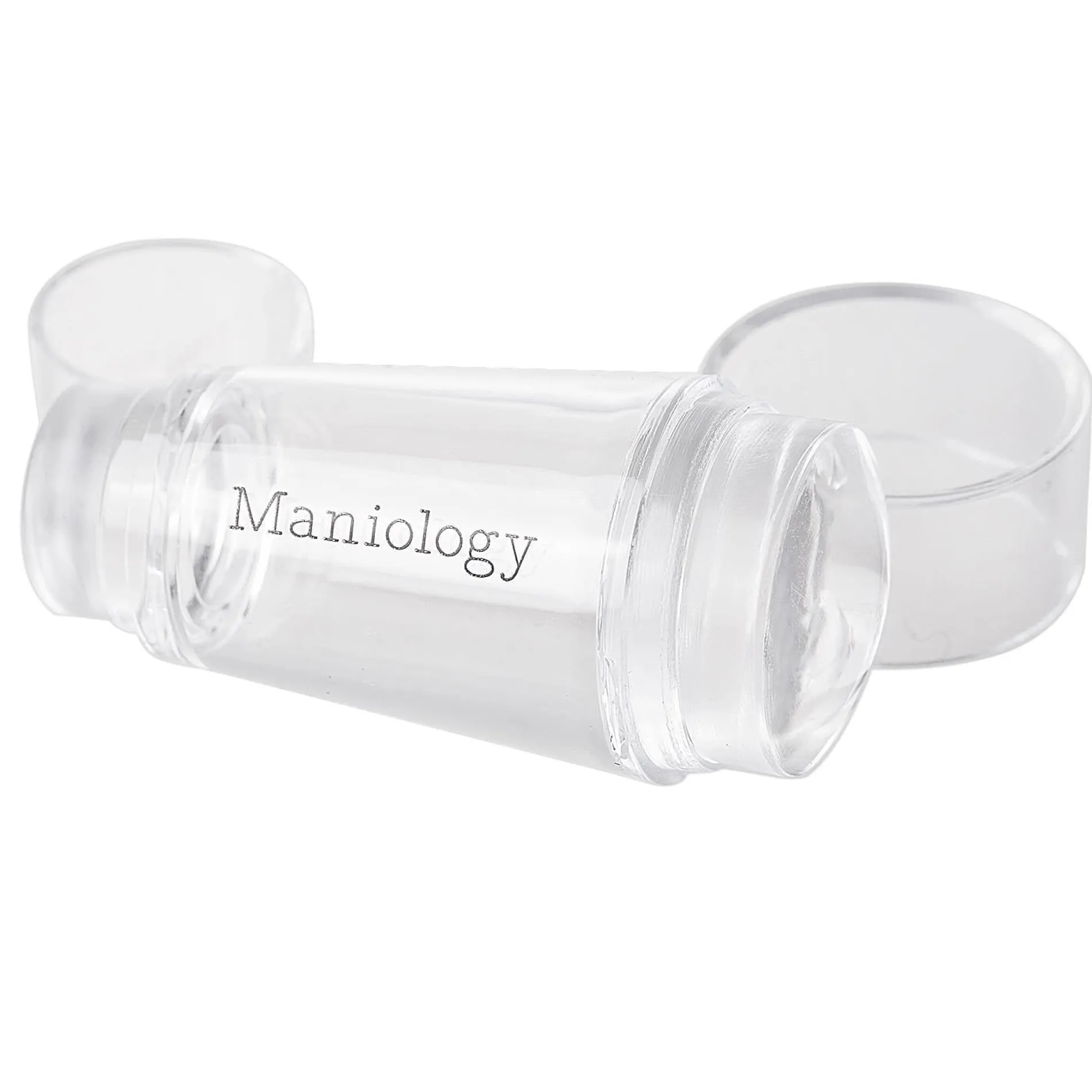 Clear Stamper Collection - Mini Dual Ended Clear Nail Art Stamper + Scraper Card