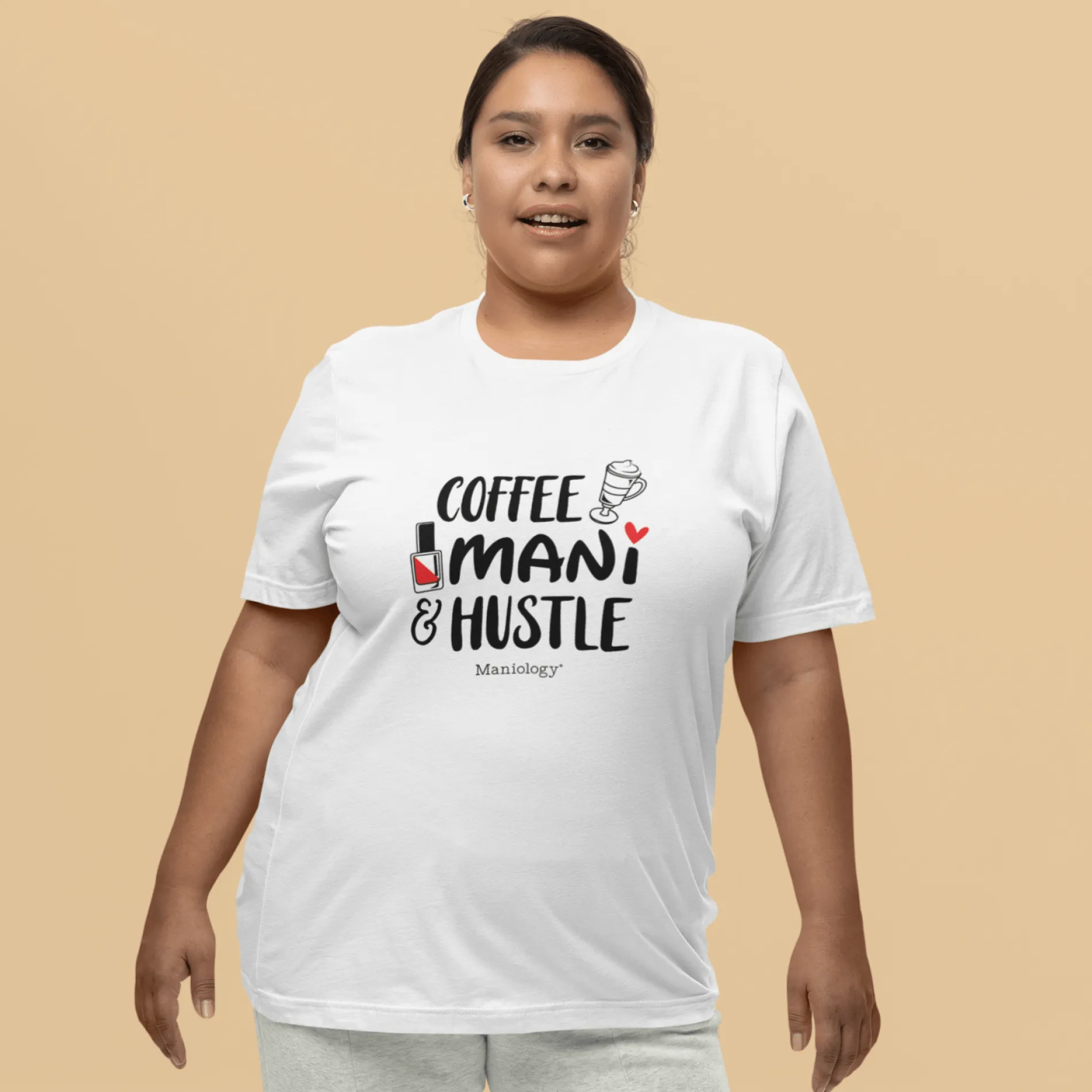 Coffee-Mani-Hustle - Short Sleeve T-shirt