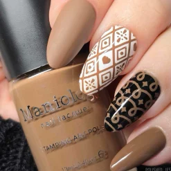 Cookie Crumbs (B538) - Cream Brown Stamping Polish