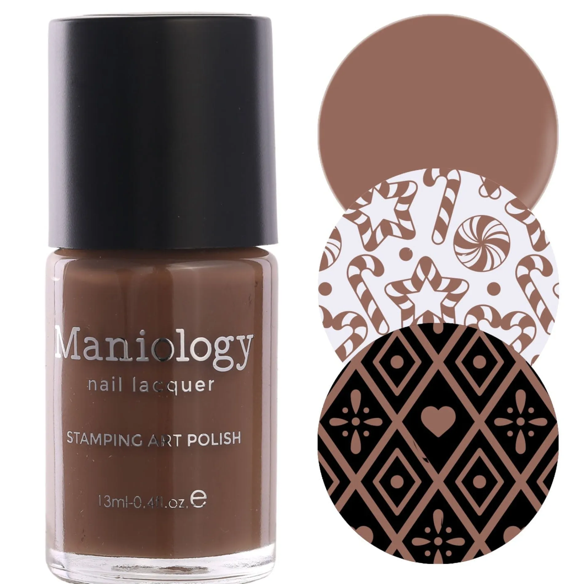 Cookie Crumbs (B538) - Cream Brown Stamping Polish