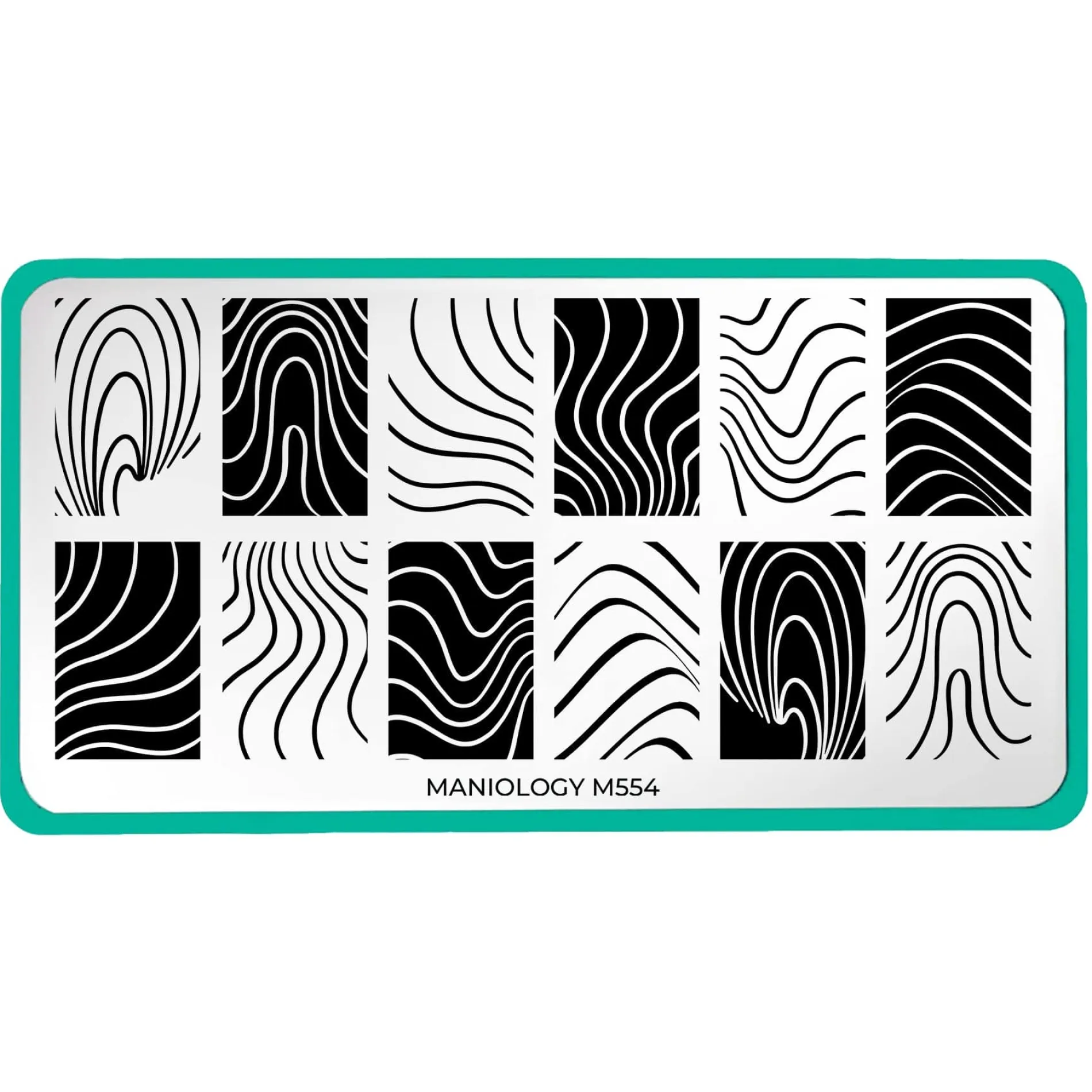 Couture Lines (M554) - Nail Stamping Plate
