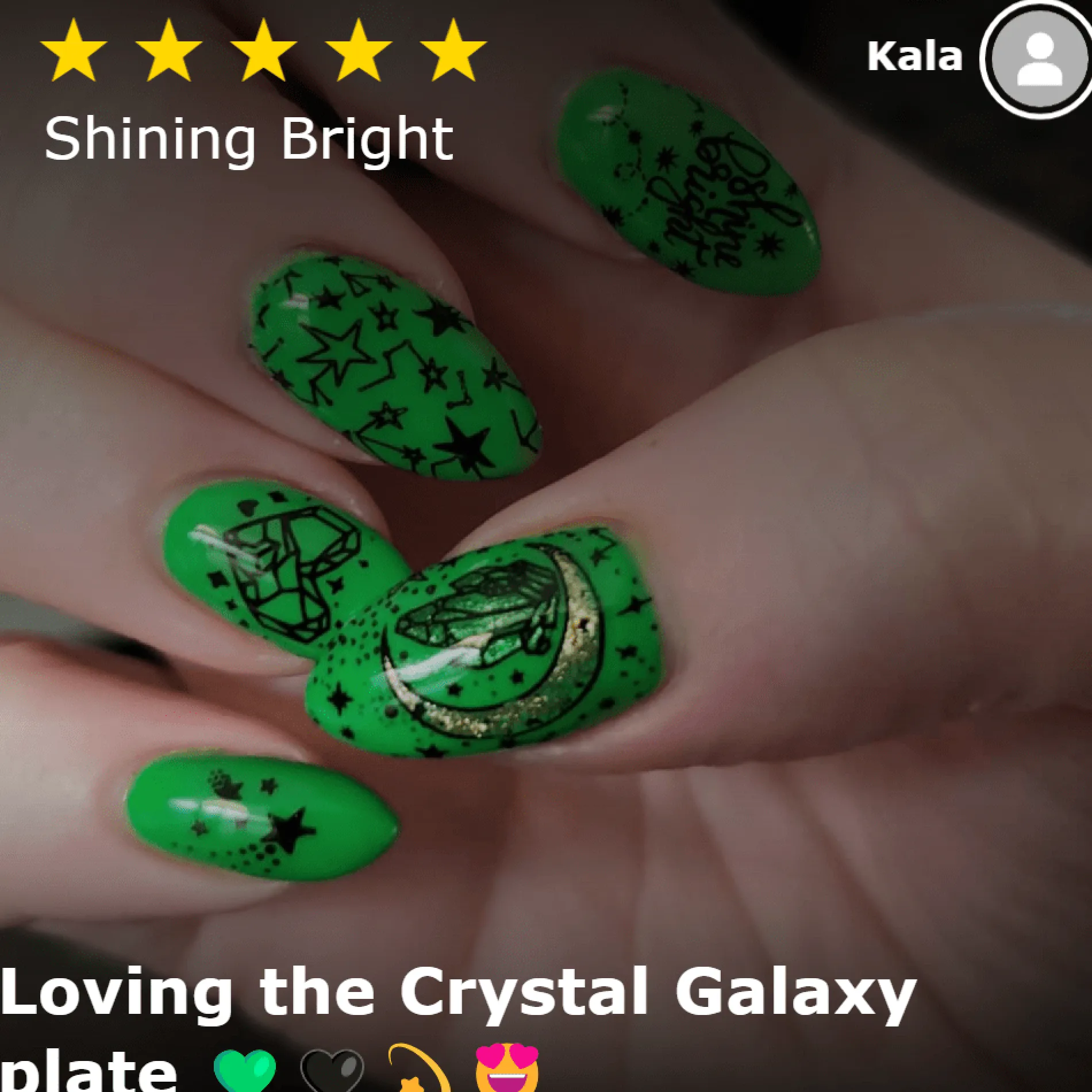 Crystal Galaxy: Space-Themed Nail Stamping Starter Kit