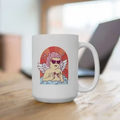 Cupid's Nail Spa Ceramic Coffee Mug 15oz