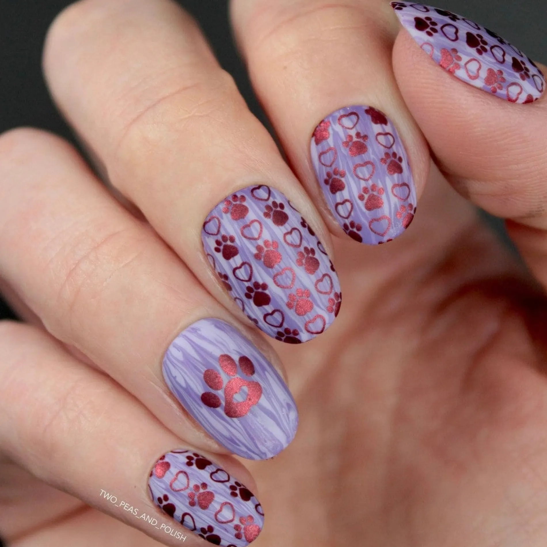 Darkest Night: Evil Eye (B308) Metallic Scarlet Red Stamping Polish