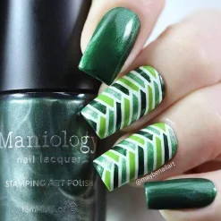 Darkest Night: Poison (B309) - Metallic Emerald Green Stamping Polish