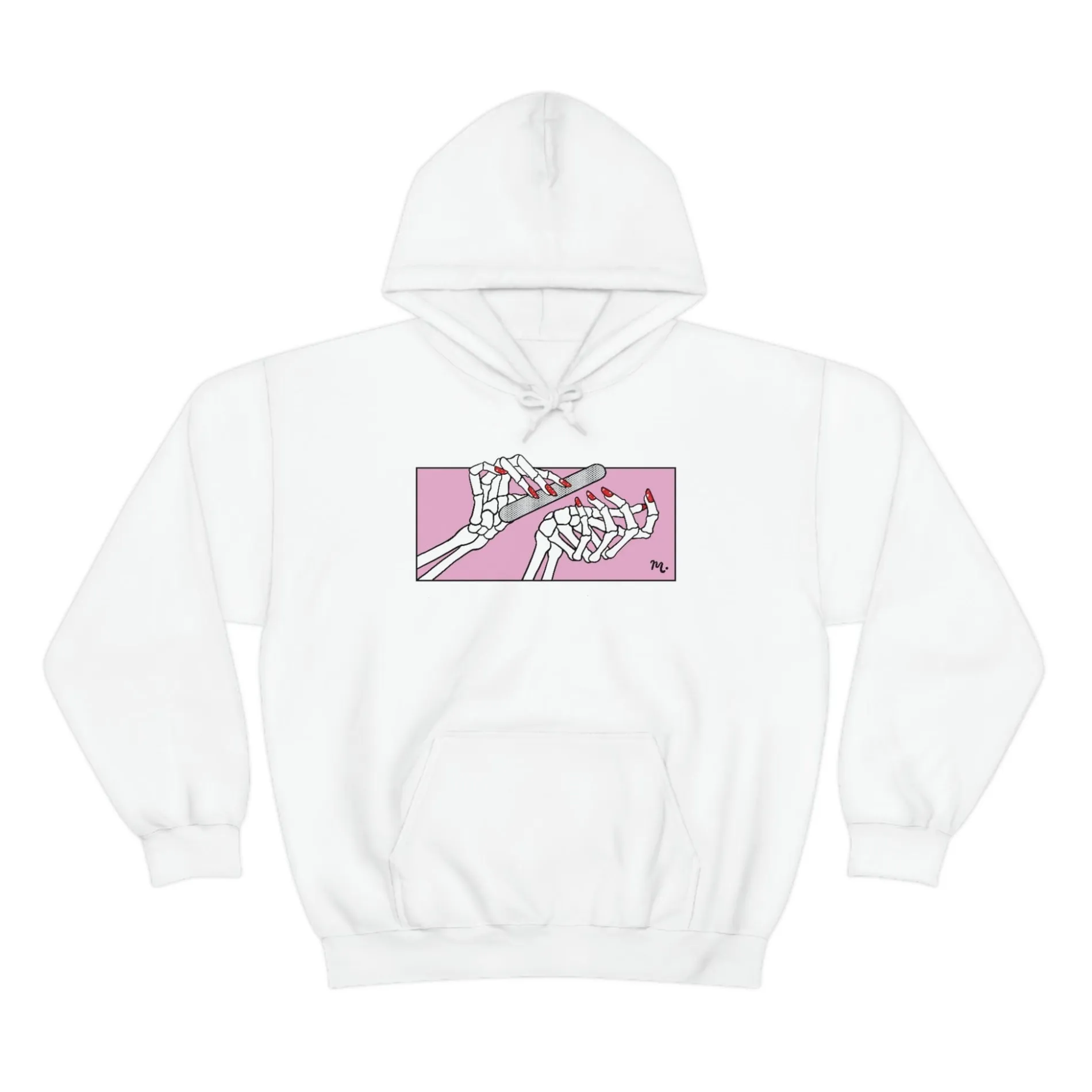 Dead But Nailed It - Heavy Blend Hoodie Sweatshirt