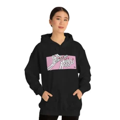 Dead But Nailed It - Heavy Blend Hoodie Sweatshirt