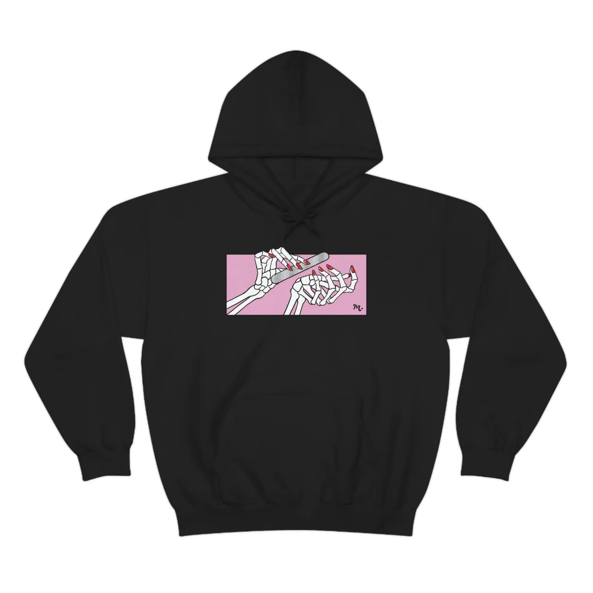 Dead But Nailed It - Heavy Blend Hoodie Sweatshirt