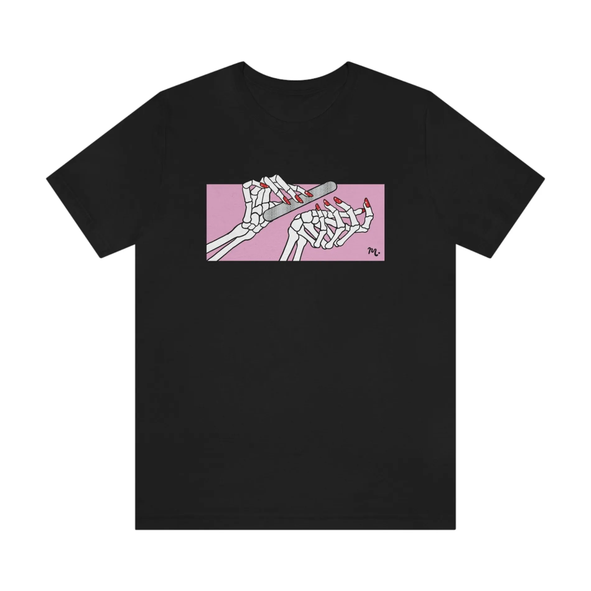 Dead But Nailed It - Short Sleeve T-shirt