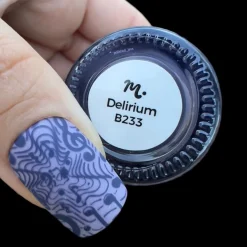 Delirium (B233) - Dark Purple Stamping Polish