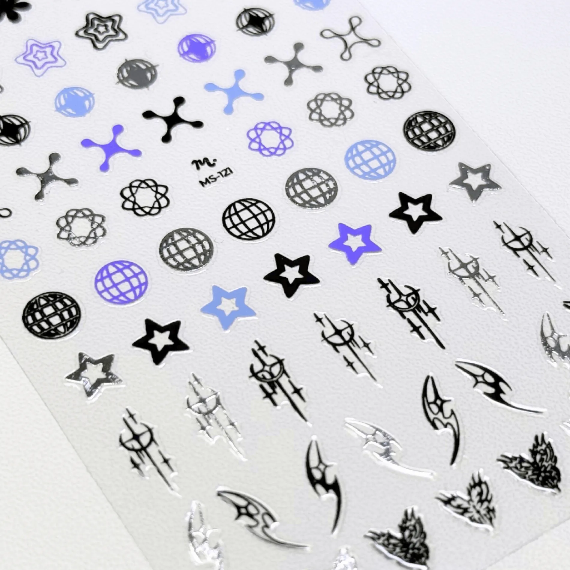 Digital Footprint (MS-121) - Nail Art Sticker