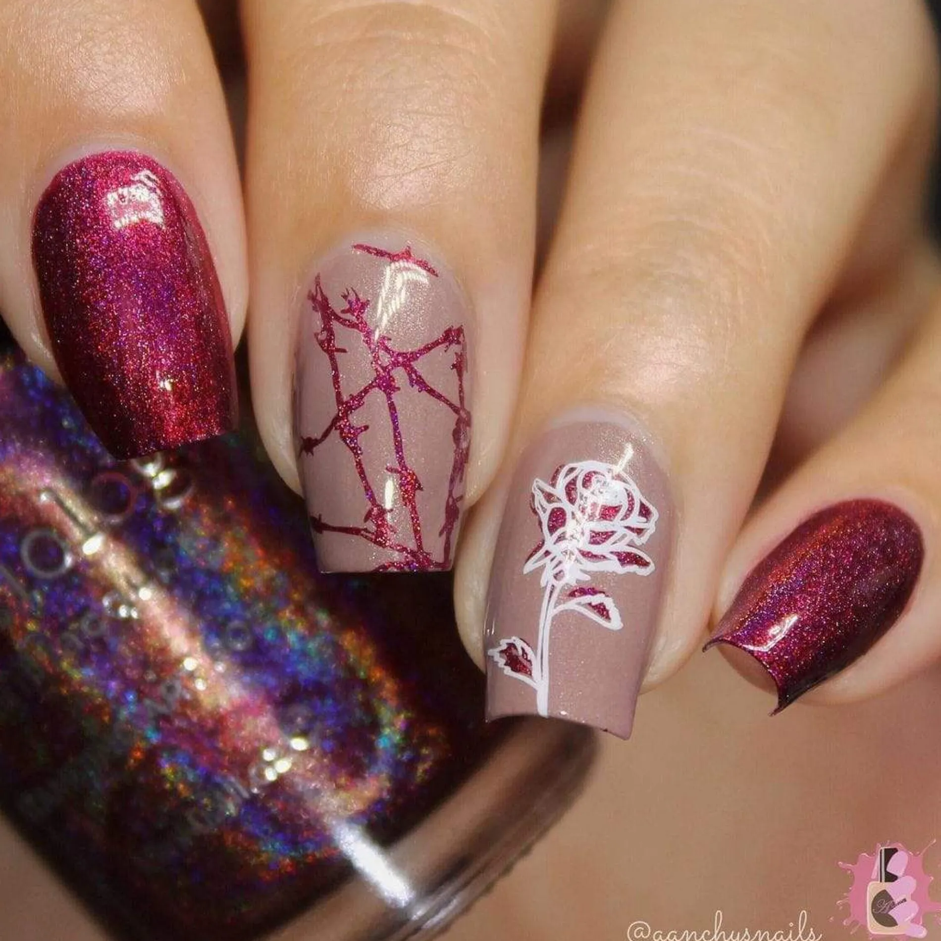 Dovetail (B365) Metallic Taupe Stamping Polish