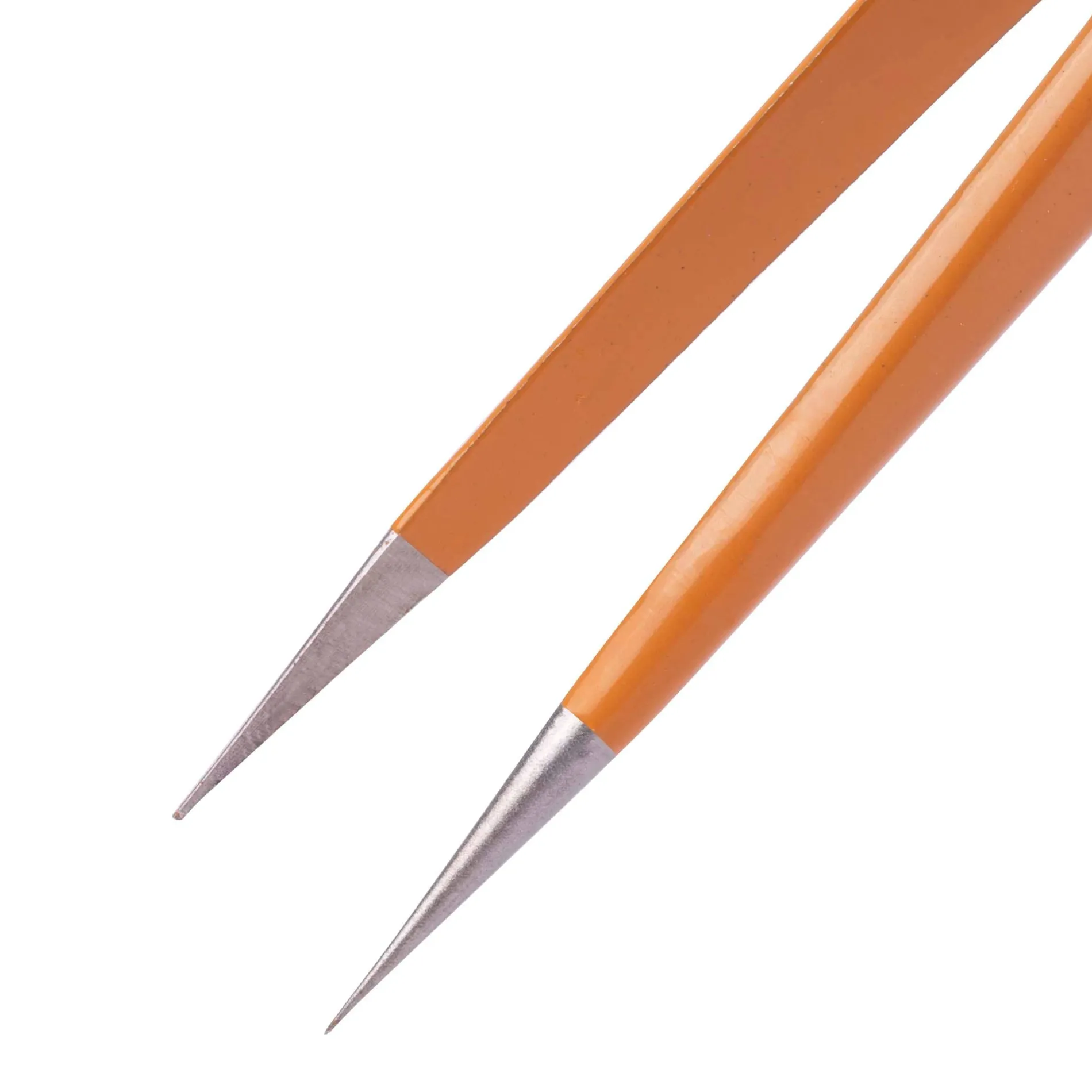 Dual-Ended Nail Art Tweezer and Silicone Pusher