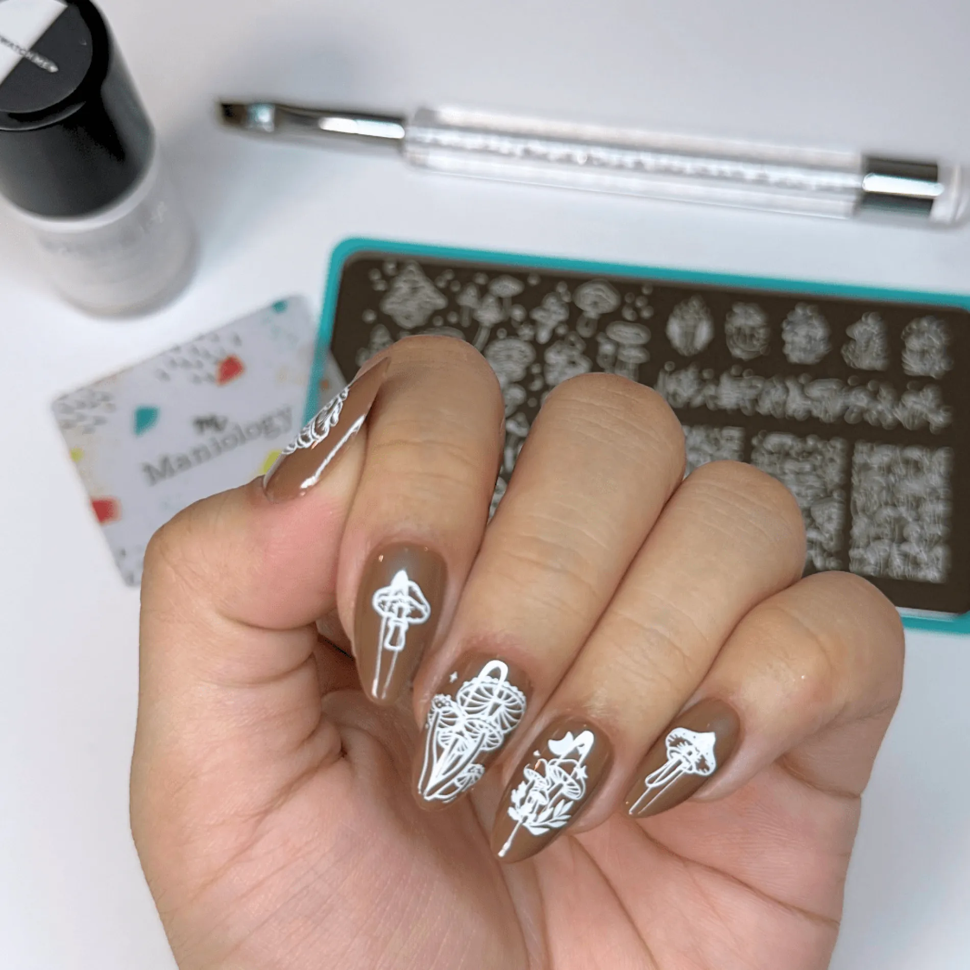 Dual-Ended Pencil Stamper/Clean-Up Brush