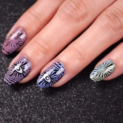 Electro Glo: 6-Piece Electric Pastel Stamping Art Polish Set