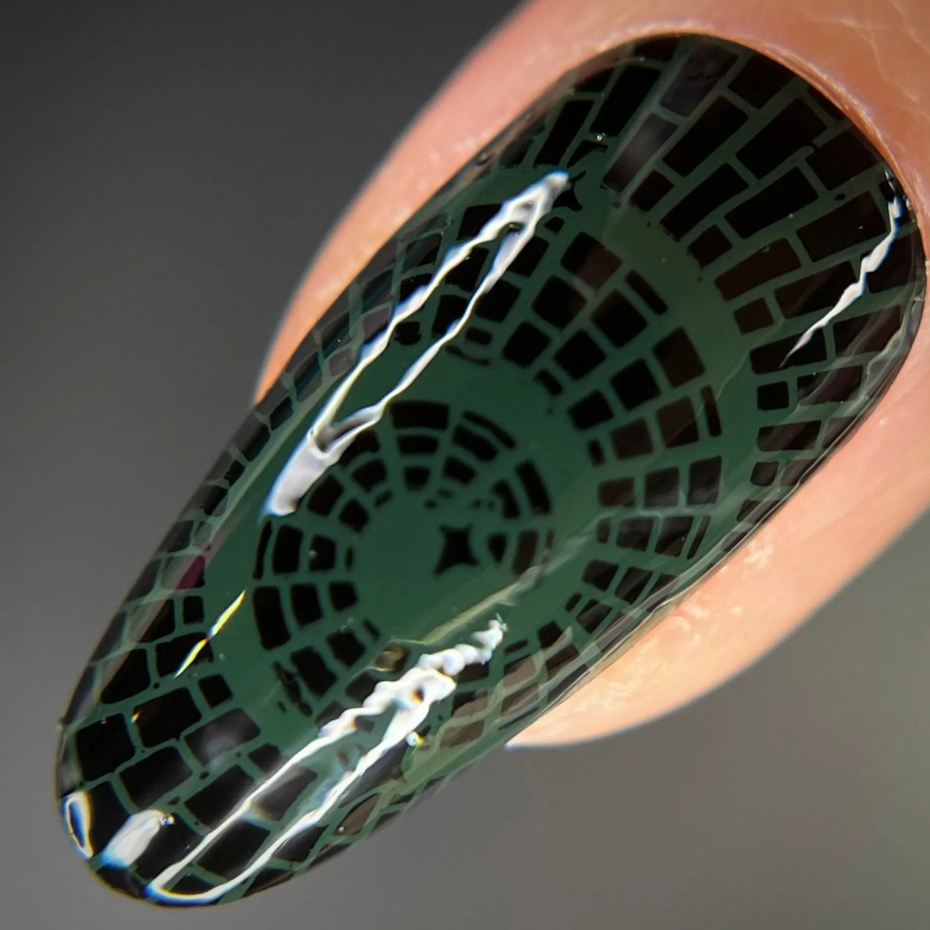 Emerald City (B514) - Dark Green Stamping Polish