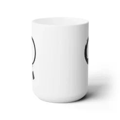 Enso Circle Ceramic Coffee Mug 15oz
