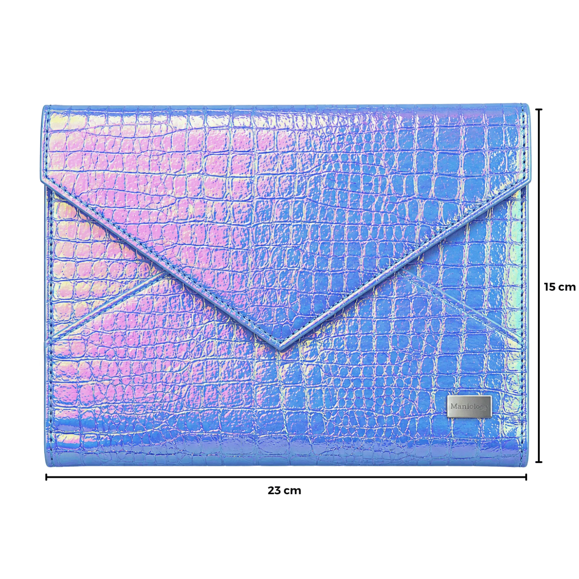 Envelope Style Nail Stamping Plate Organizer Case - Mermaid Scale