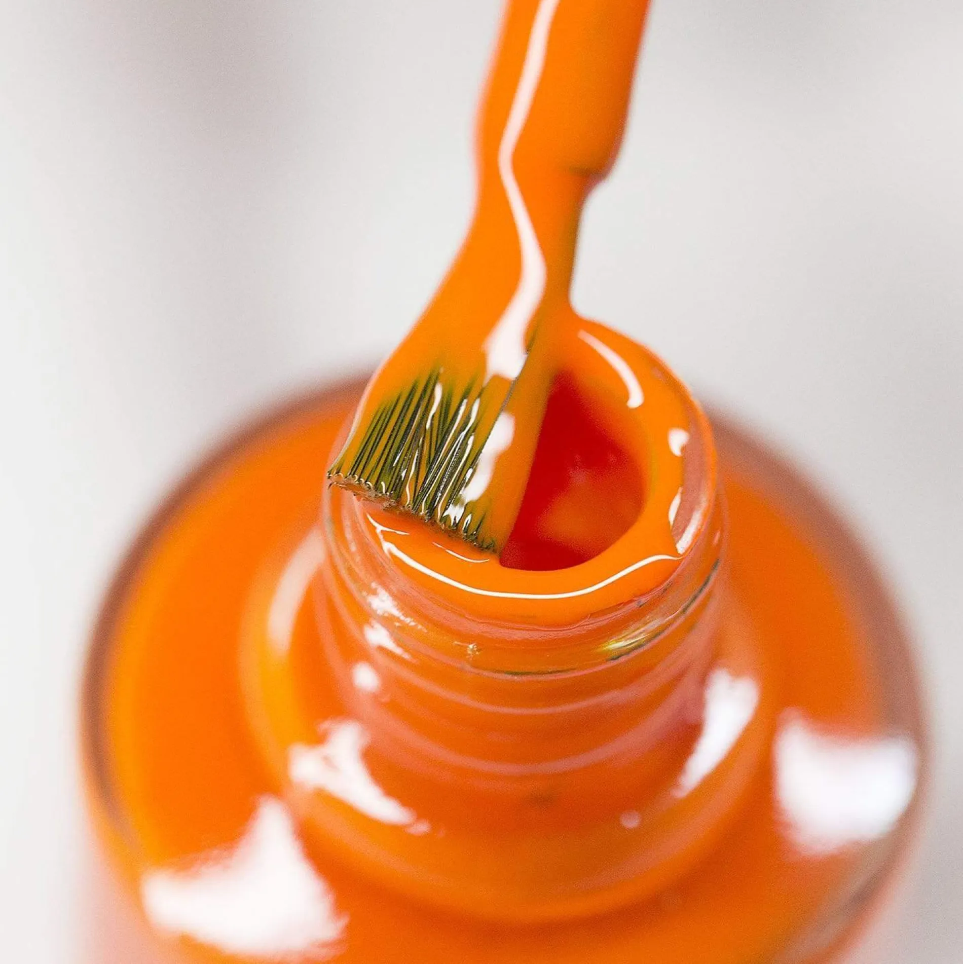 Essentials Bright Collection: Orange Burst (B194) Juicy Orange Stamping Polish
