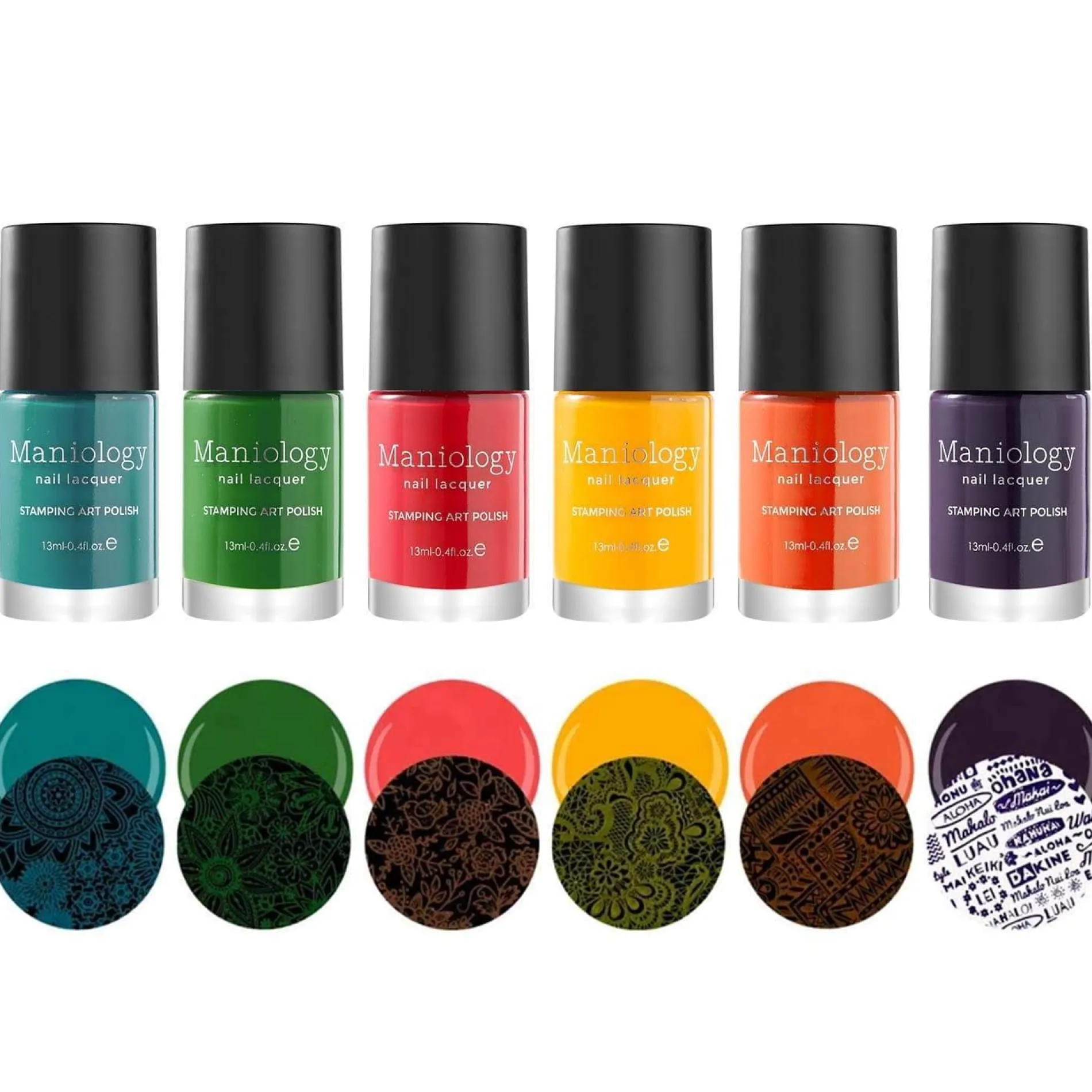 Essentials Bright: 6-Piece Stamping Art Polish Set
