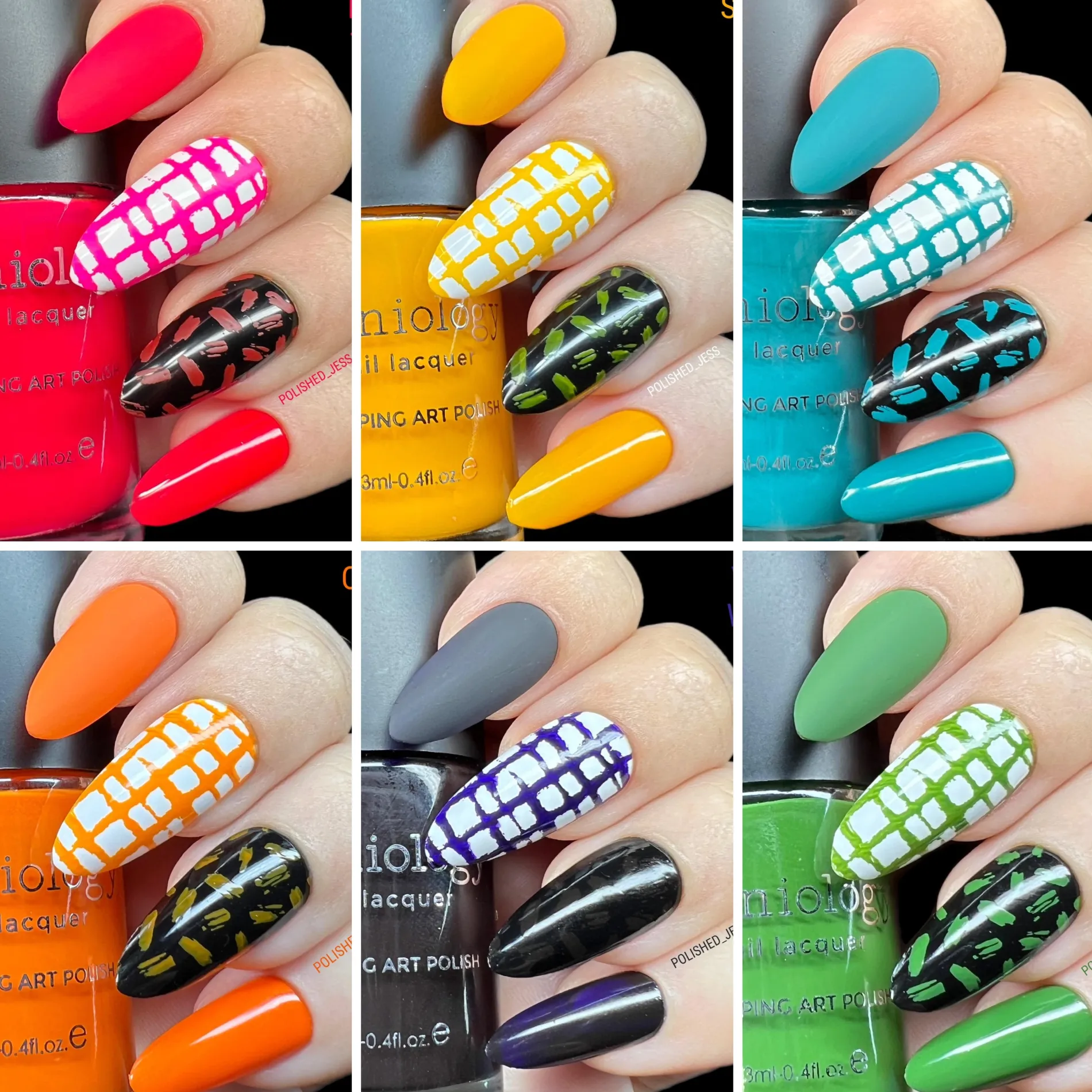 Essentials Bright: 6-Piece Stamping Art Polish Set