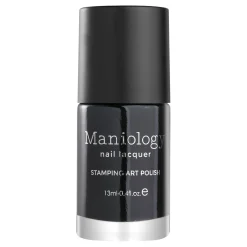 Essentials Primary Collection: Straight-Up Black (B171) Classic Black Stamping Polish
