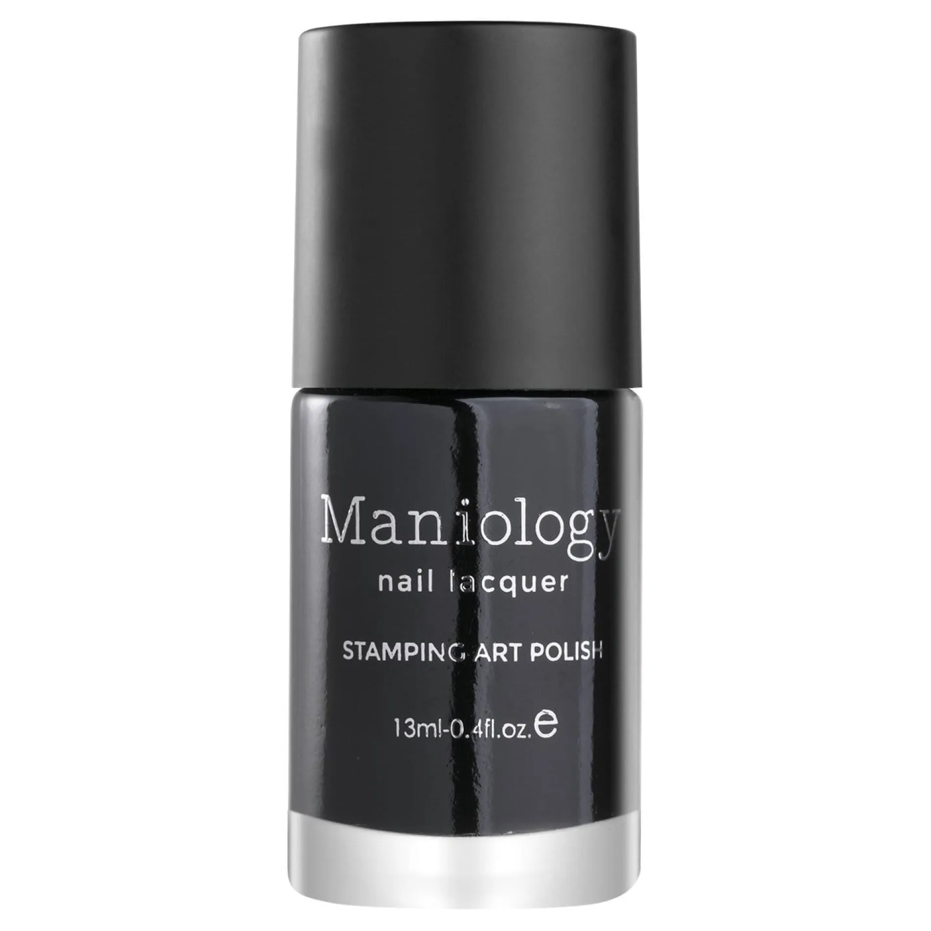 Essentials Primary Collection: Straight-Up Black (B171) Classic Black Stamping Polish