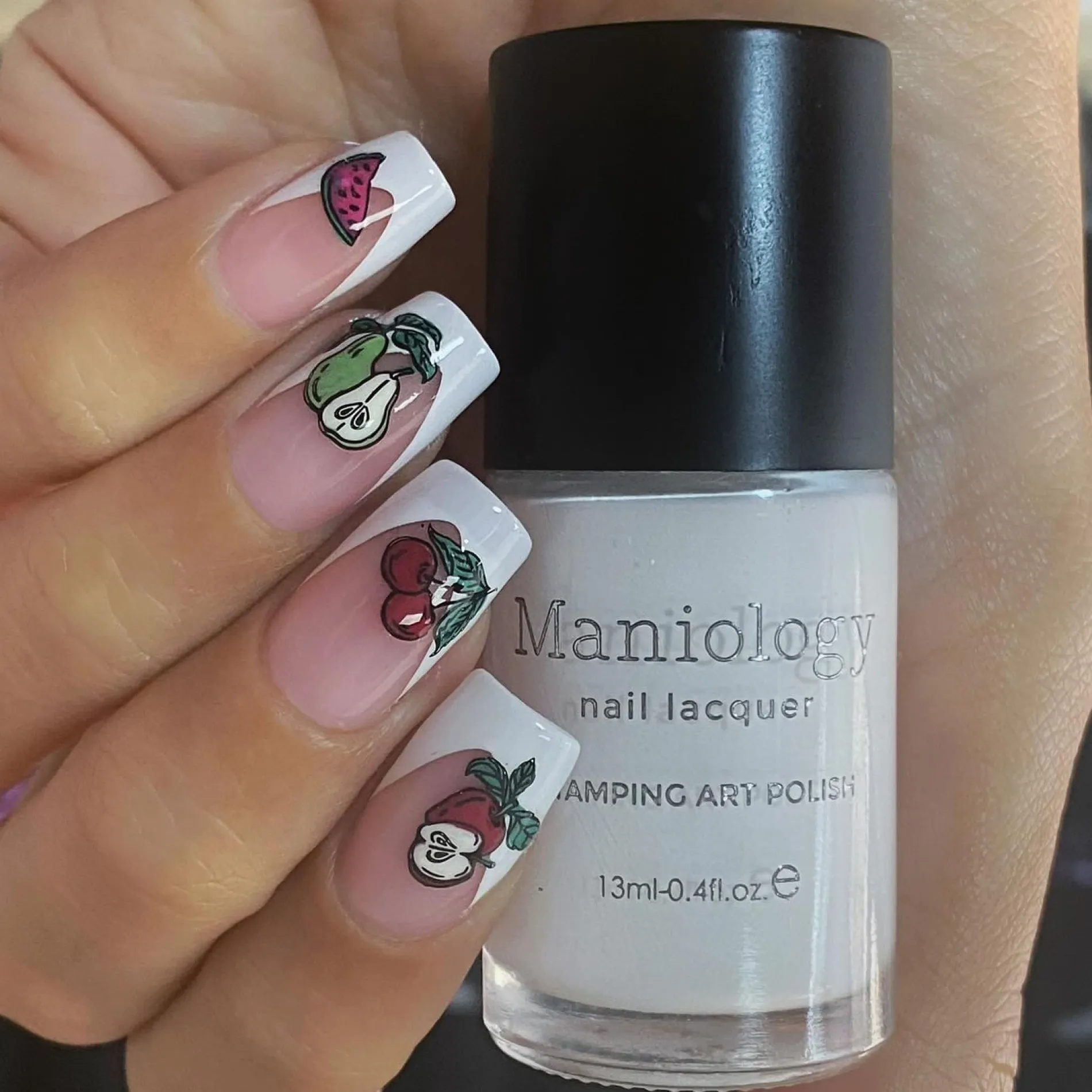 Essentials Primary Collection: Bam! White (B170) Classic White Stamping Polish