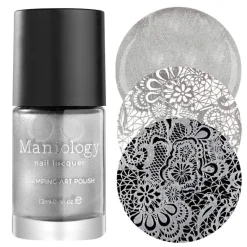 Essentials Primary Collection: So Metal (B186) Metallic Silver Stamping Polish