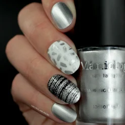 Essentials Primary Collection: So Metal (B186) Metallic Silver Stamping Polish