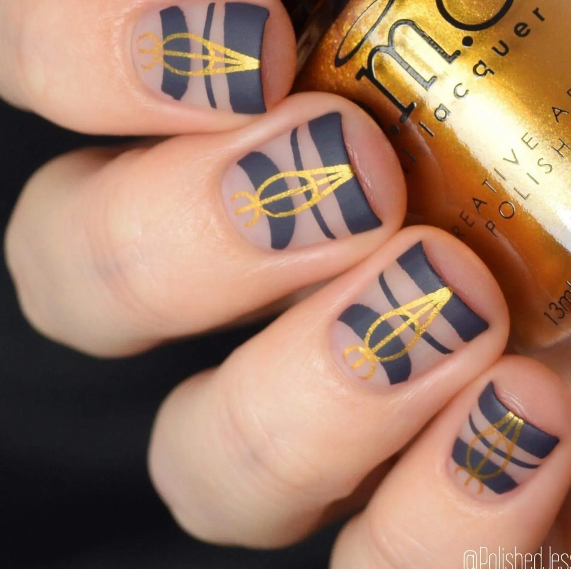 Essentials Primary Collection: Heart of Gold (B187) Warm Metallic Gold Stamping Polish
