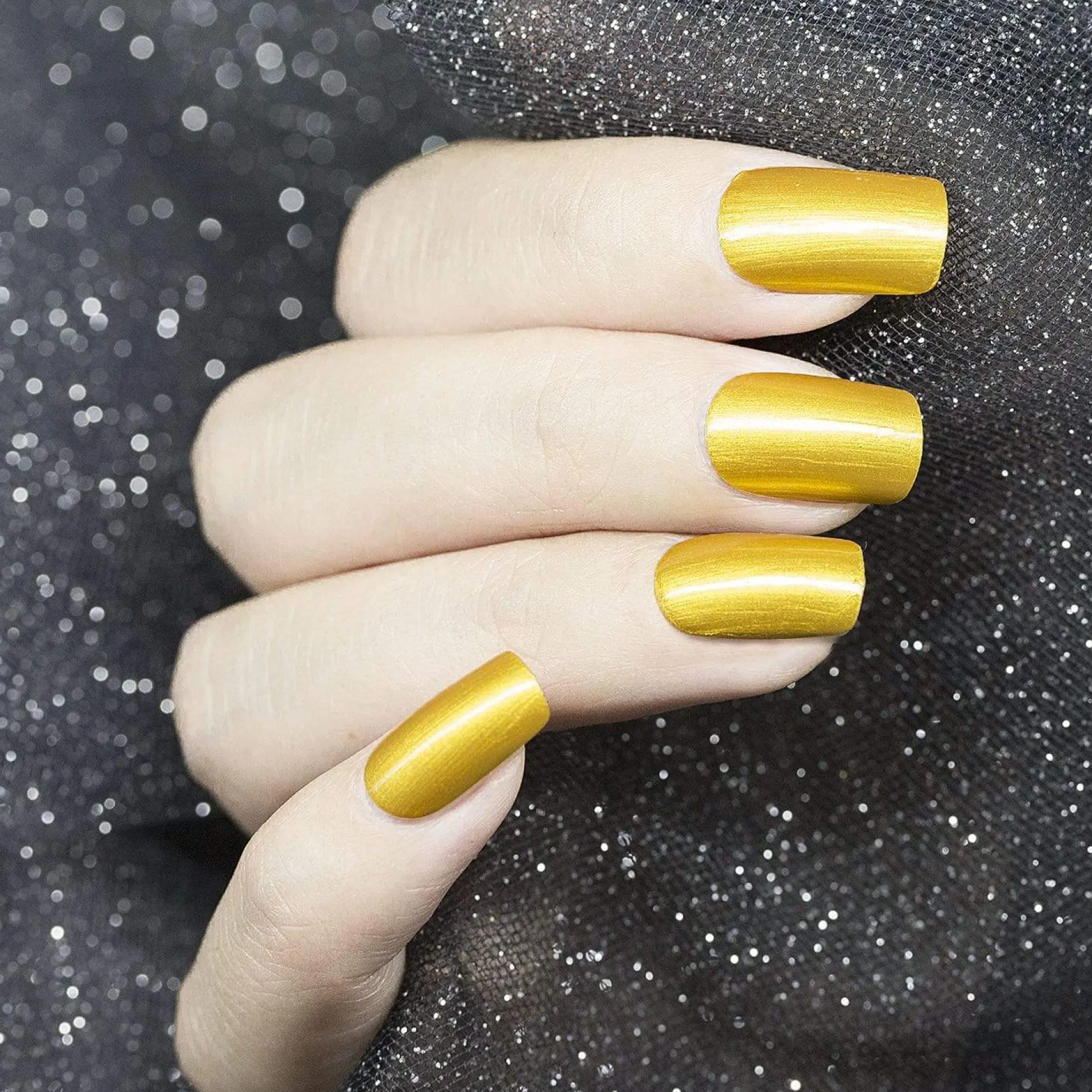 Essentials Primary Collection: Heart of Gold (B187) Warm Metallic Gold Stamping Polish