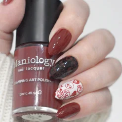 Eternal Flame (B576) - Red Creme Stamping Polish