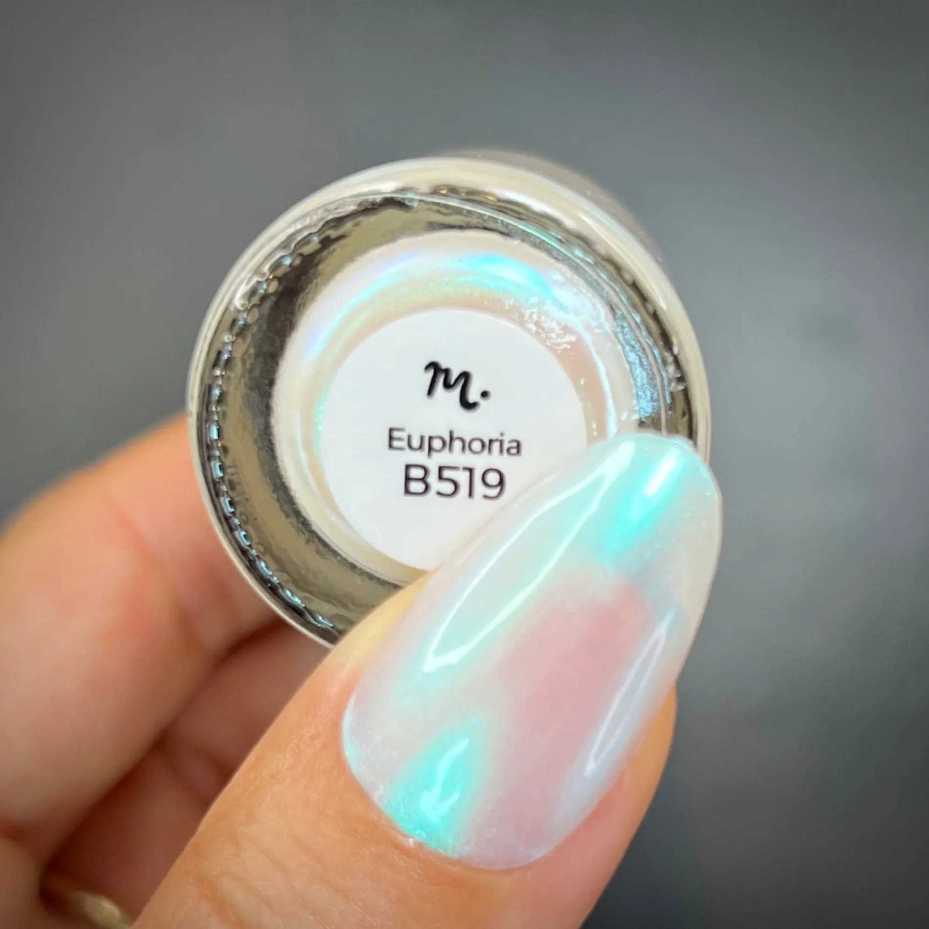Euphoria (B519) - Duochrome White Stamping Polish
