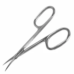 Extra Fine Curved Blade Stainless Steel Nail Art Scissors