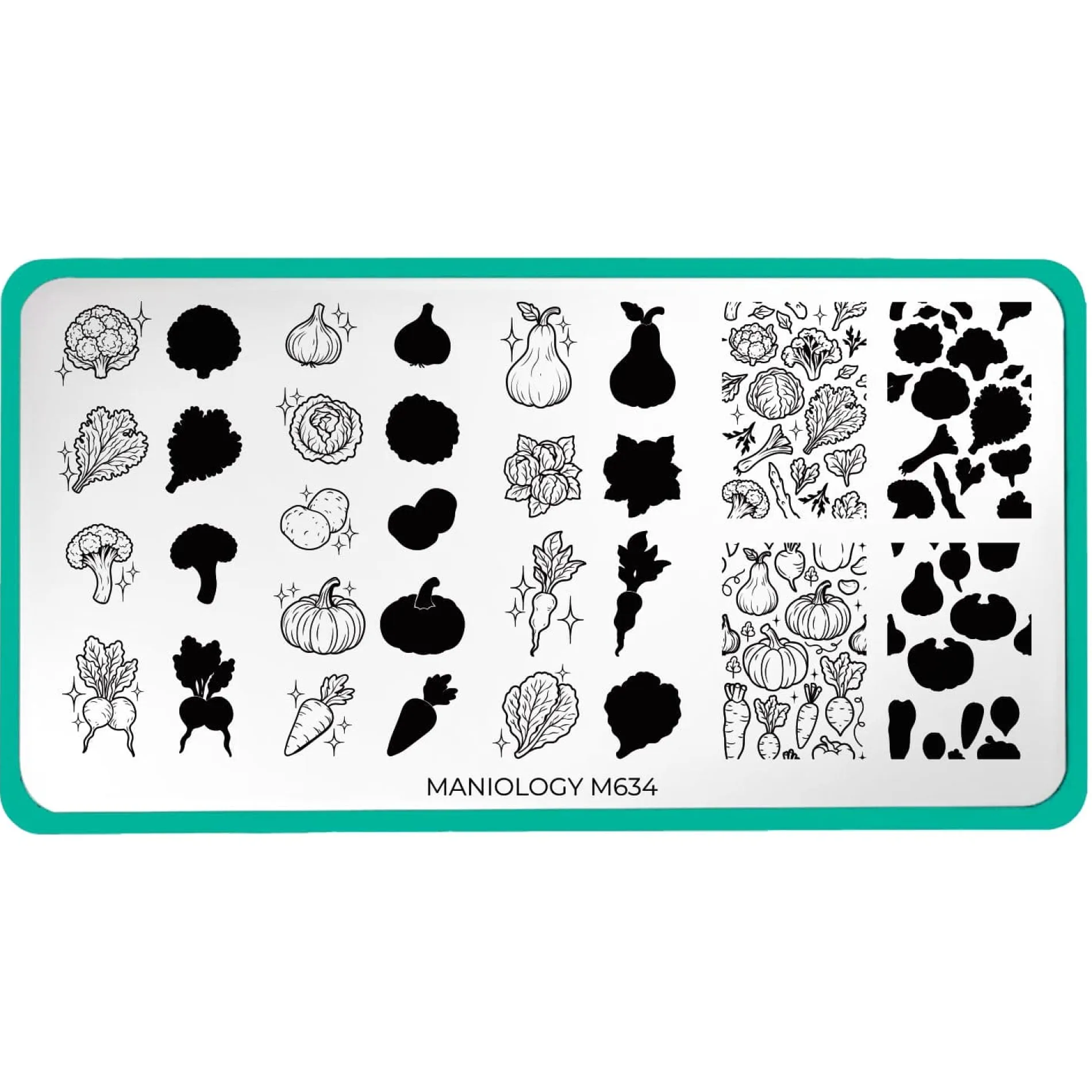 Fall Harvest (M634) - Nail Stamping Plate