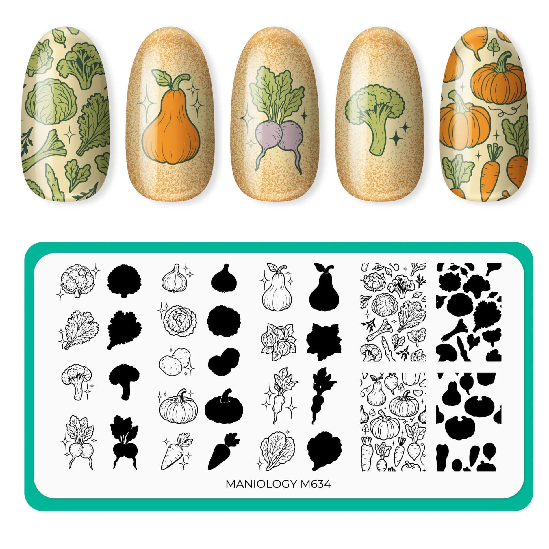 Fall Harvest (M634) - Nail Stamping Plate