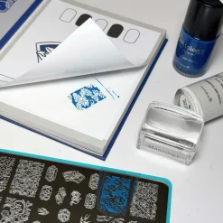 Fine China Mini Sticky Stamper Station - Nail Art Planner & Stamper Cleaner