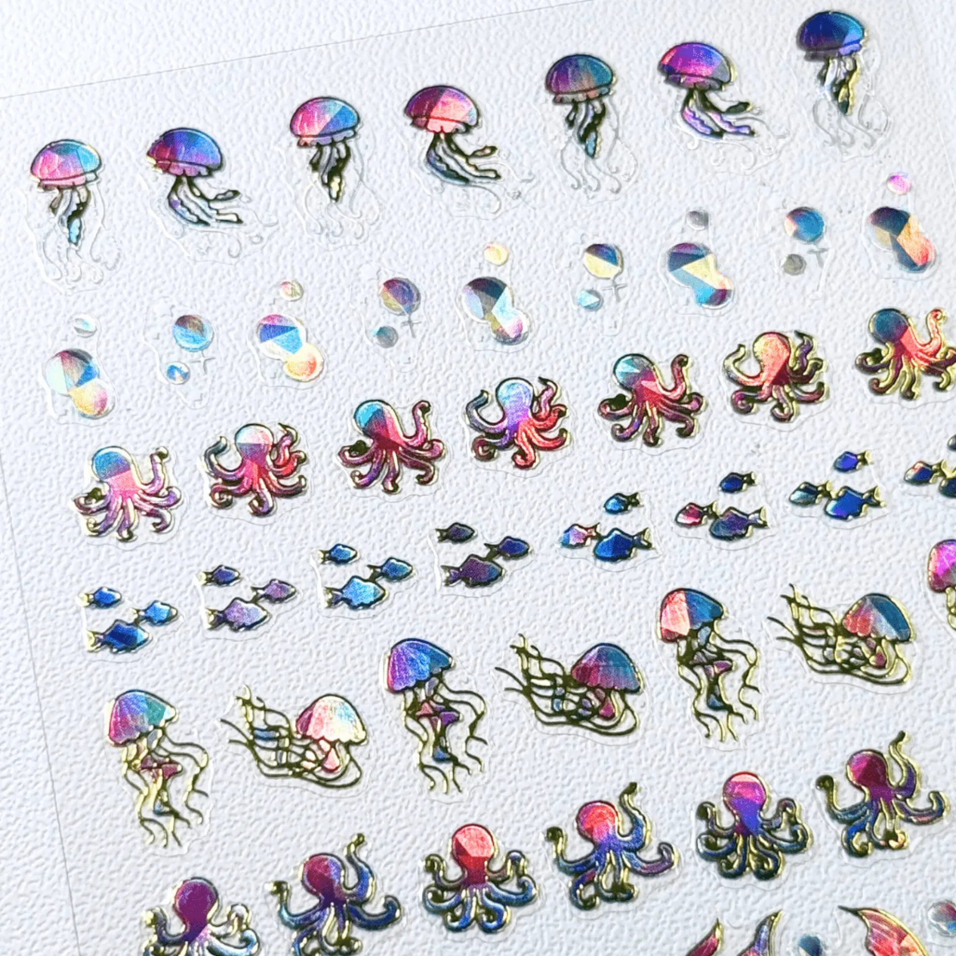 Fin & Friends (MS-107) - Nail Art Sticker