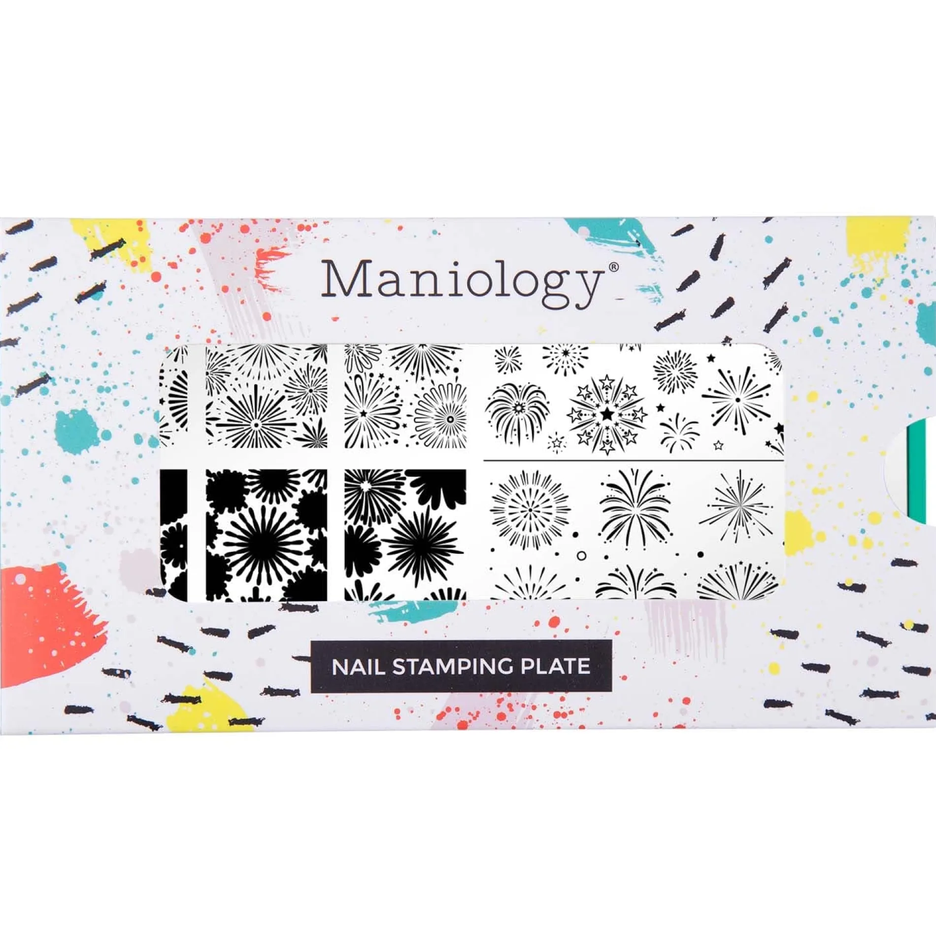 Fireworks Frenzy (M445) - Nail Stamping Plate