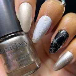 Fleece (B355) - Champagne Metallic Shimmer Stamping Polish