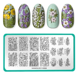 Floral Fantasy (M568) - Nail Stamping Plate