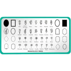 Floral Moments (M652) - Nail Stamping Plate