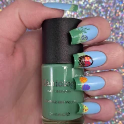 Forager: Cornflower (B417) - Dusty Blue Cream Stamping Polish